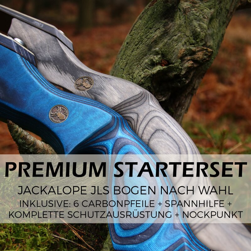 [Premium] Einsteigerset - JACKALOPE JLS - 60-66 Zoll - Recurvebogen - 20-45 lbs